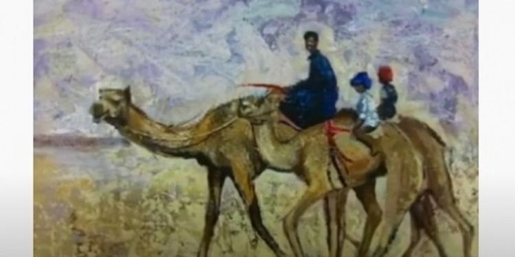 Gənc rəssamın virtual sərgisi açıldı